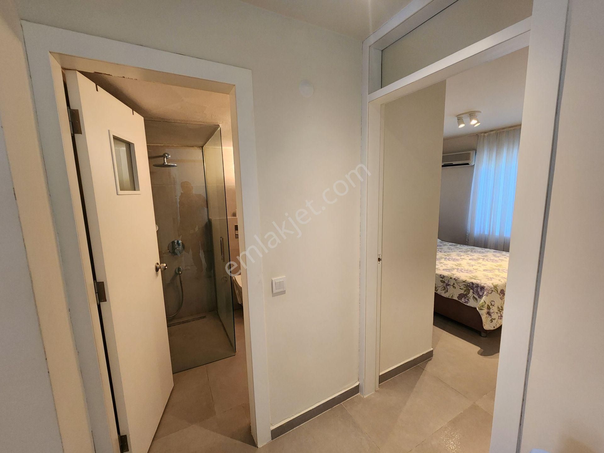 Kemer'de Denize Sıfır Sitede 2+1 Şık Eşyalı Kiralık Bahçe Katı Daire - Görsel 13