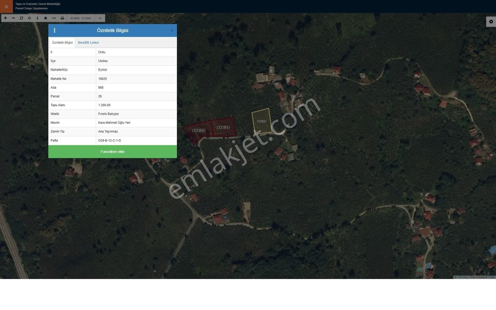 Safir Gm Den Ulubey Eymür'de Satılık Parseller - Görsel 10