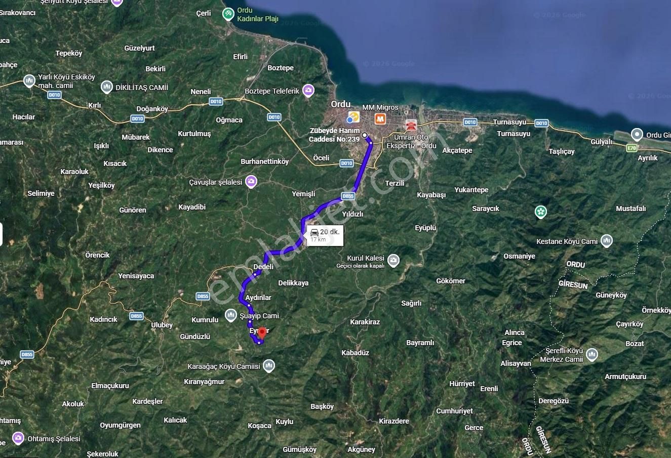 Safir Gm Den Ulubey Eymür'de Satılık Parseller - Görsel 4