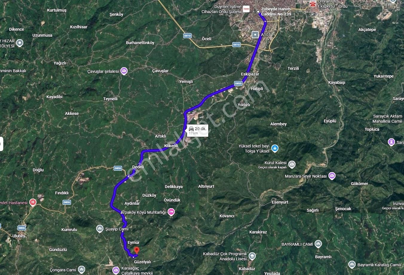 Safir Gm Den Ulubey Eymür'de Satılık Parseller - Görsel 5