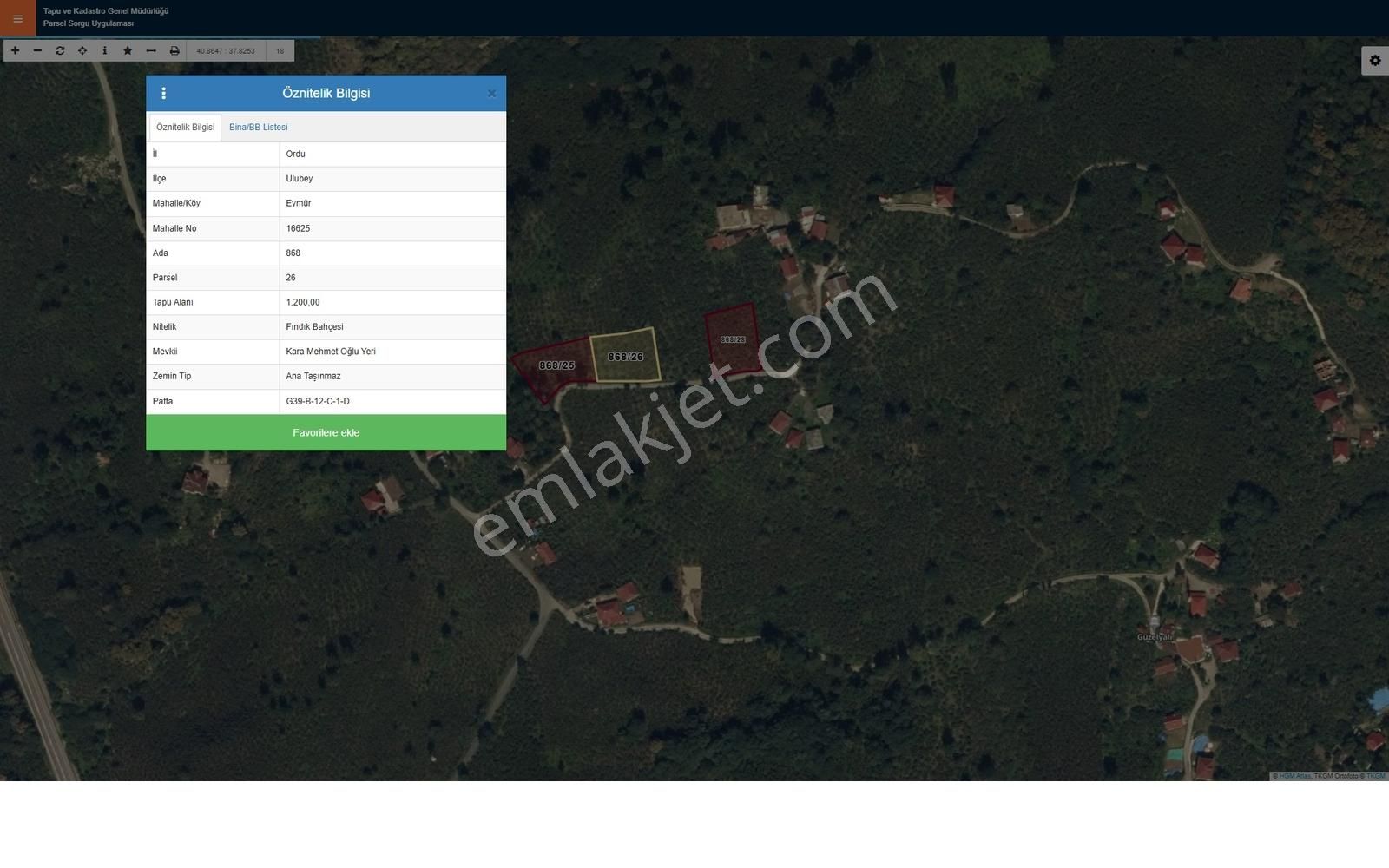 Safir Gm Den Ulubey Eymür'de Satılık Parseller - Görsel 7