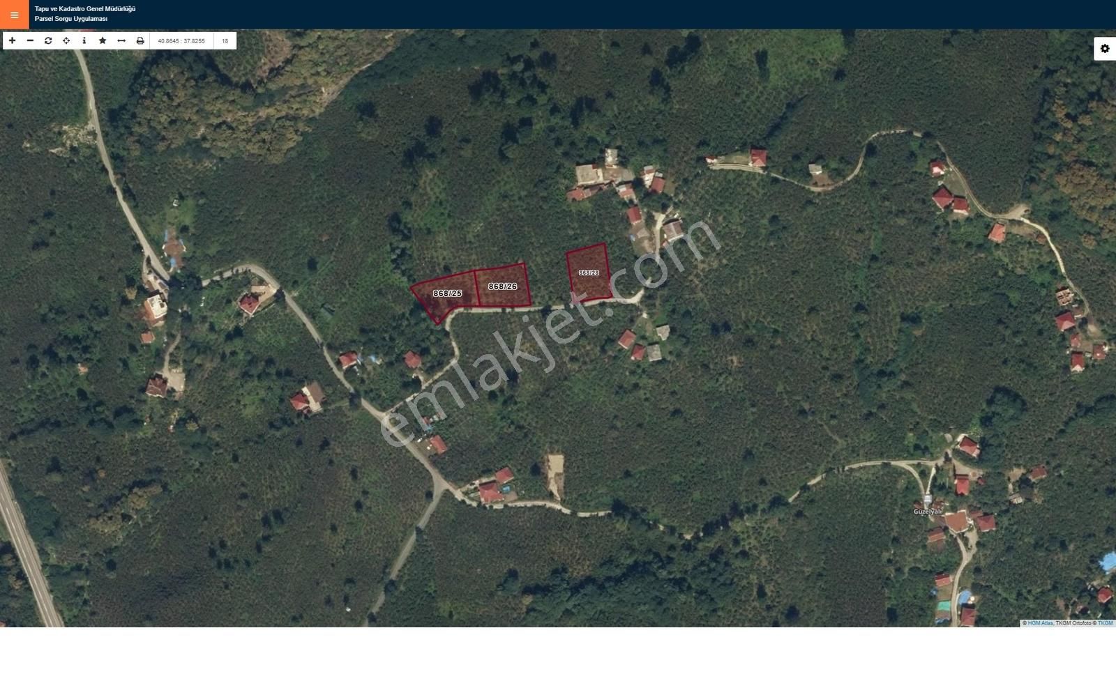 Safir Gm Den Ulubey Eymür'de Satılık Parseller - Görsel 2