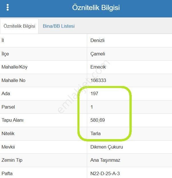 🦋lobby Fortis'ten Satılık Çameli Emecik'te 580 M² Tarla🦋 - Görsel 8