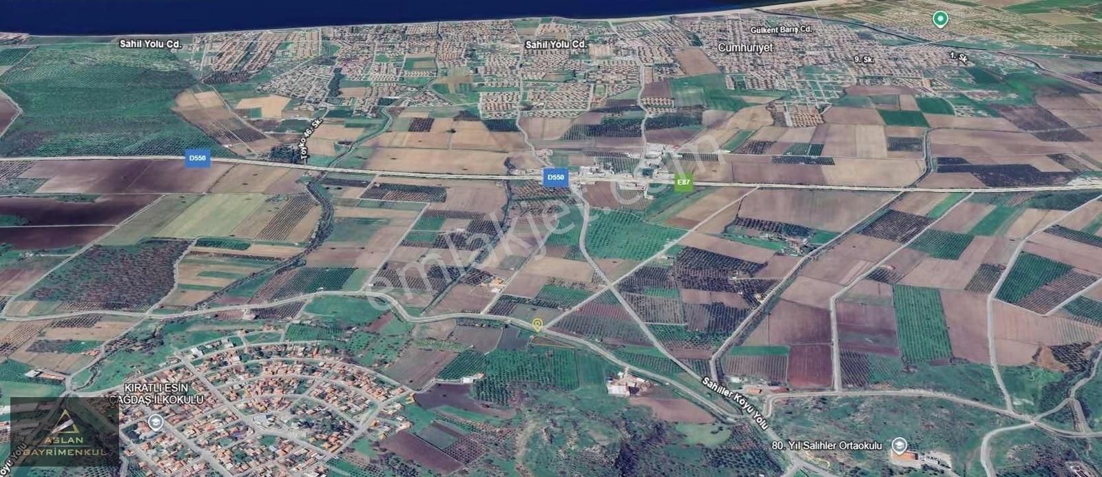 Aslandan Dikili Salihler Sahiline 4 Km Etrafı Çevrili Tarla - Görsel 6