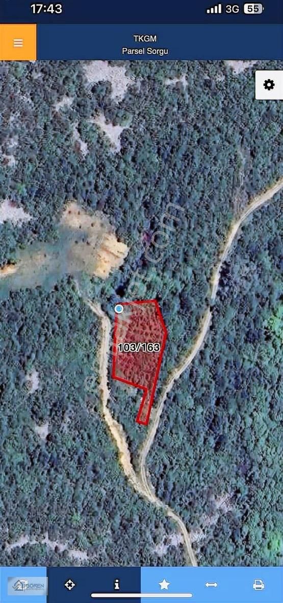 Ayva Köyde Resmi Yola Cephe Tek Tapu 1612 M2 Tarla