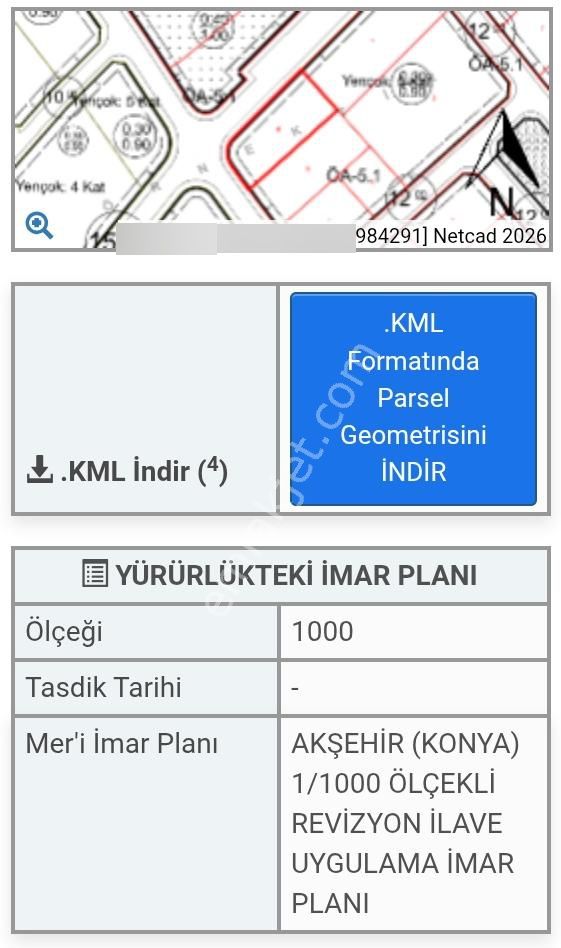 Kuruçay Toki'de İmarlı Satılık Köşe Arsa - Görsel 4