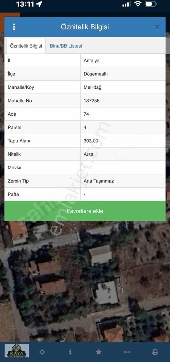 Mellidağ Da Villa Yapmaya Müsait Satılık Arsa