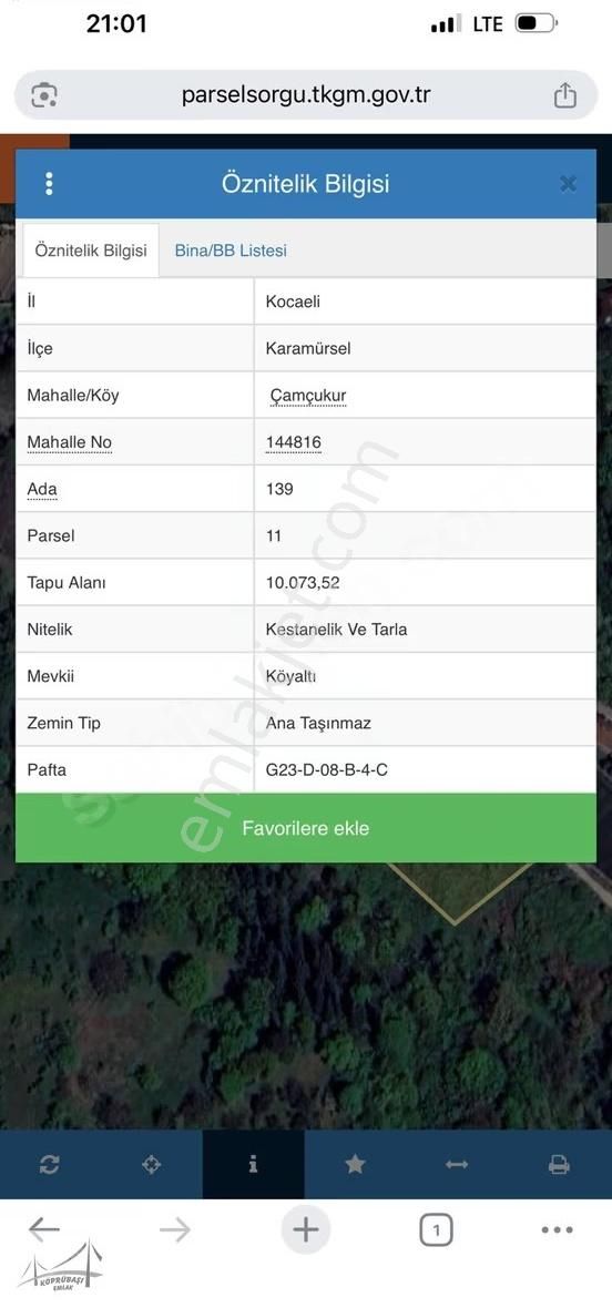 Köprübaşı Emlak'tan Çamçukurda %5 İmarlı Deniz Manzaralı Arazi - Görsel 3