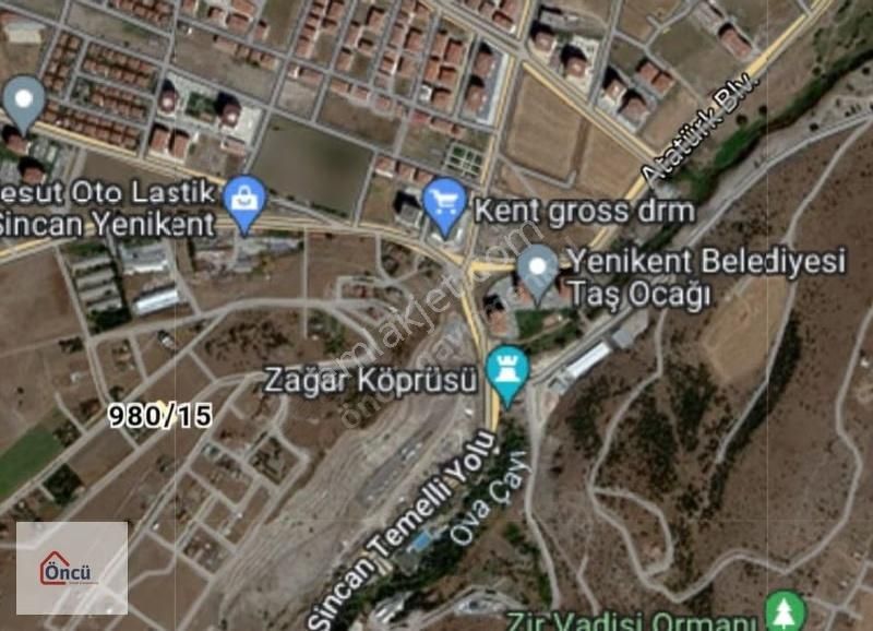 Öncü'den Yenikent'te Tek Tapu İmarlı Arsa - Görsel 3