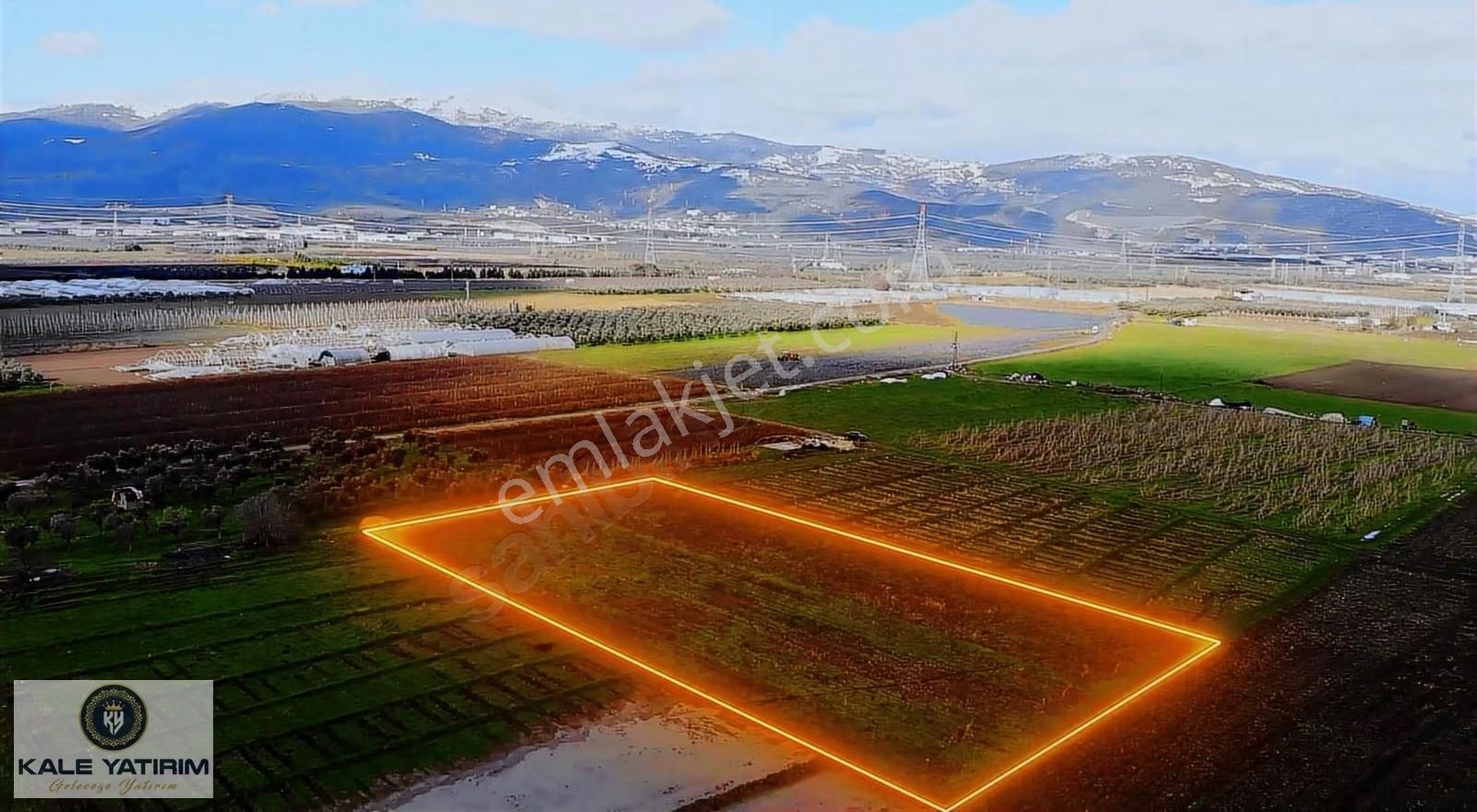 Kale Yatırımdan Çeltikçide Satılık 4.275m² Kurulu Kayısı Bahçesi