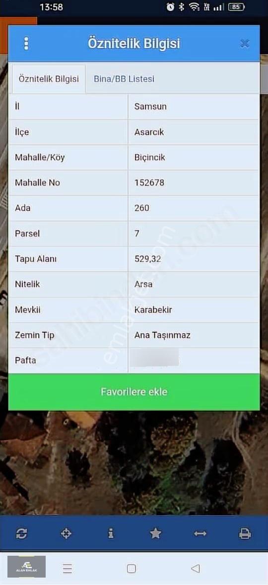 Biçincikte Köşe Başında Fırsat Satılık Arsa