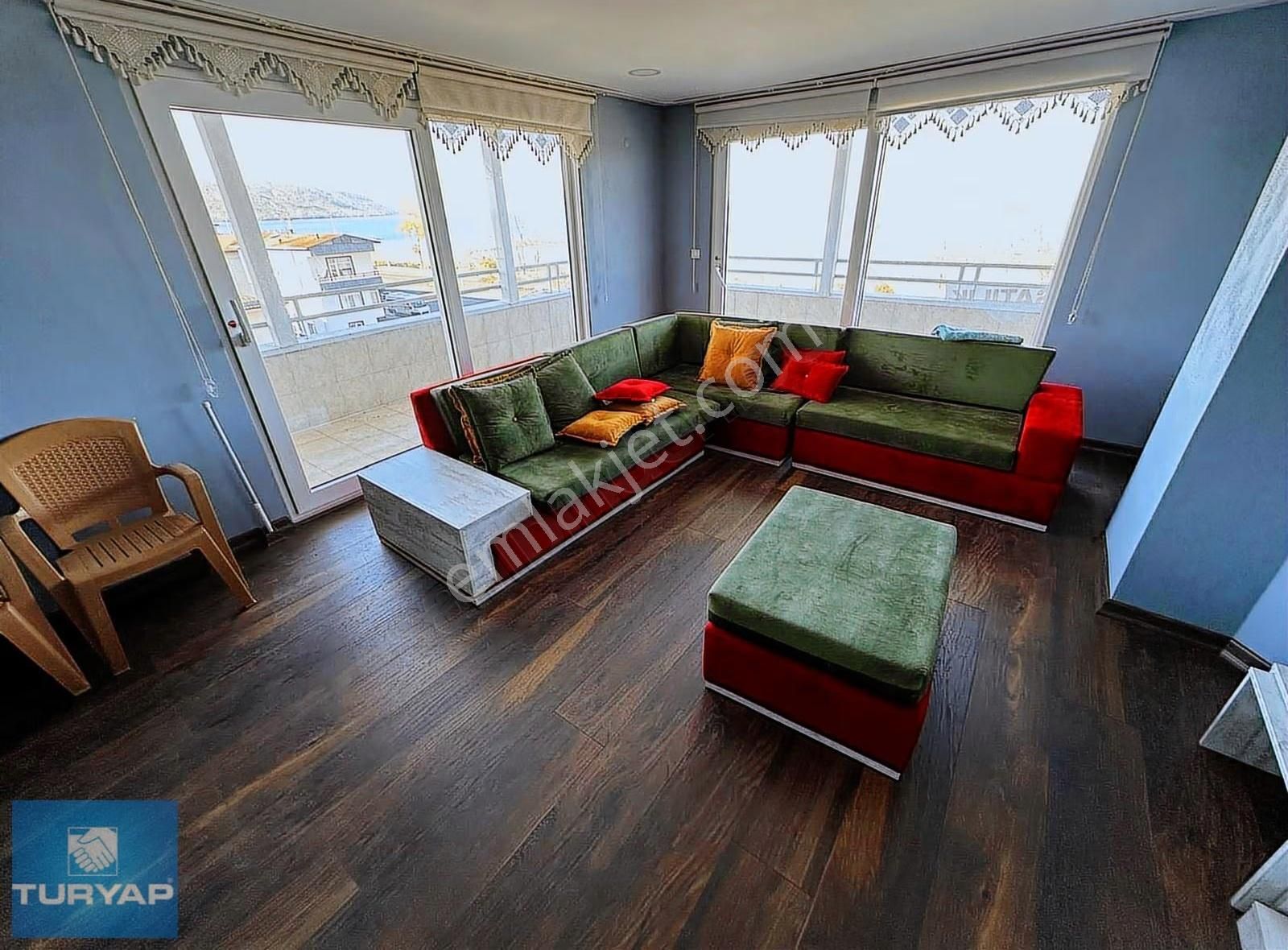 Kumbaşında Full Deniz Manzaralı, Teraslı 3+1 Daire - Görsel 24