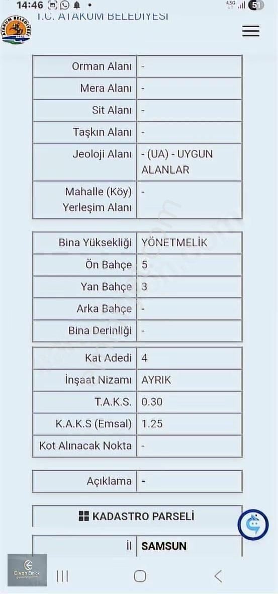 Civandan, Çatalçamda Daire Takaslı 340 M2 Arsa - Görsel 10