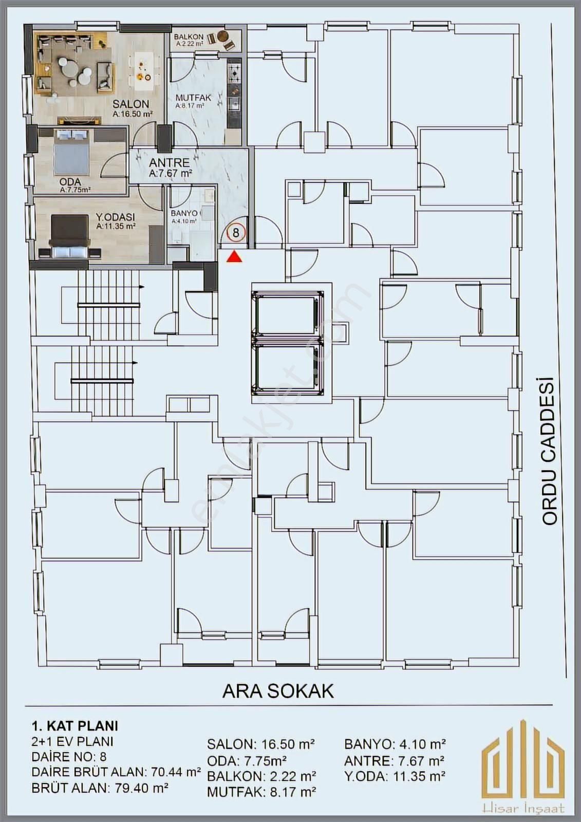 Ordu Caddesin'de Site İçerisi *1 Seneye Teslim* Kaçırılmıycak !! - Görsel 5