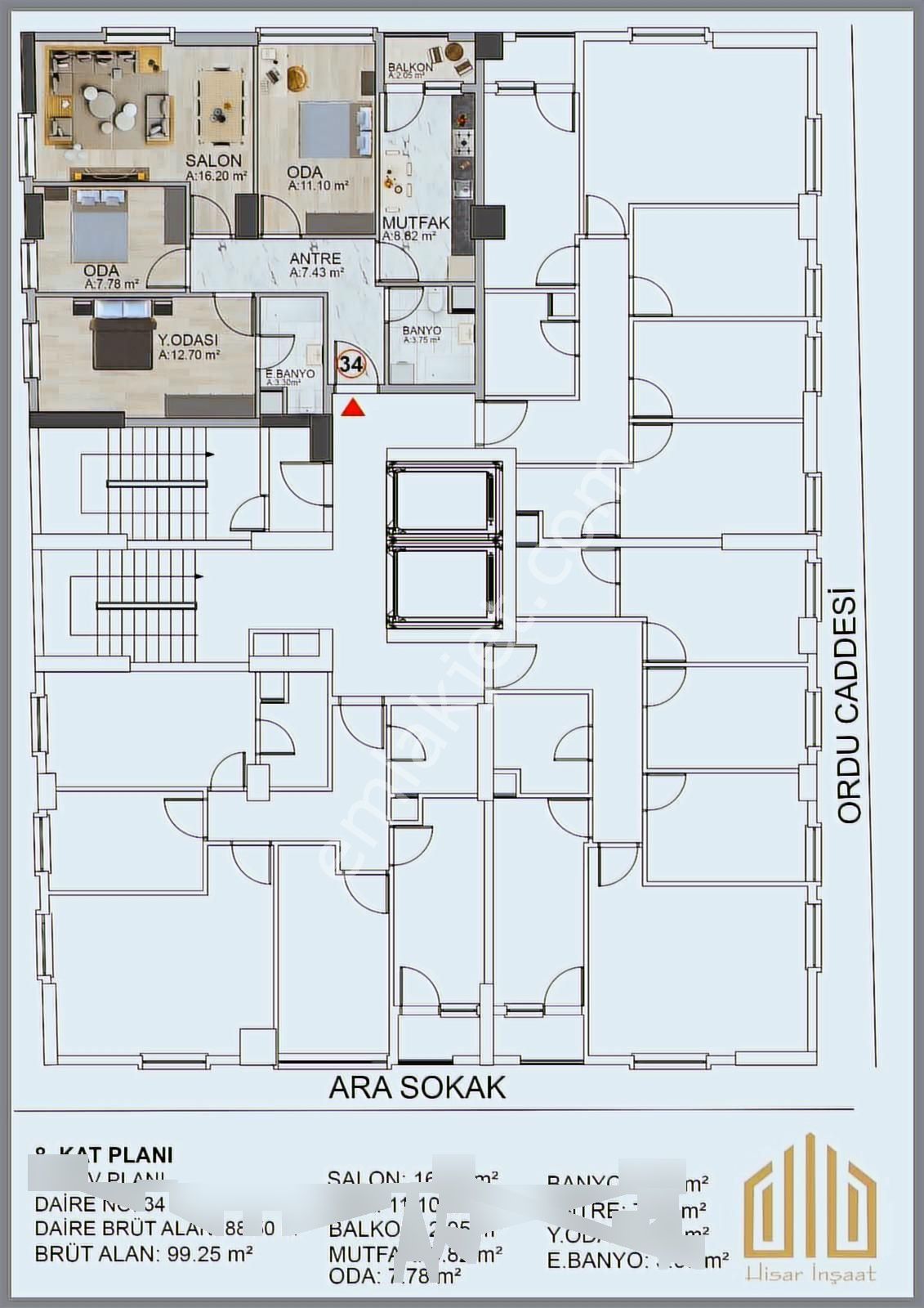 Ordu Caddesin'de Site İçerisi *1 Seneye Teslim* Kaçırılmıycak !! - Görsel 4