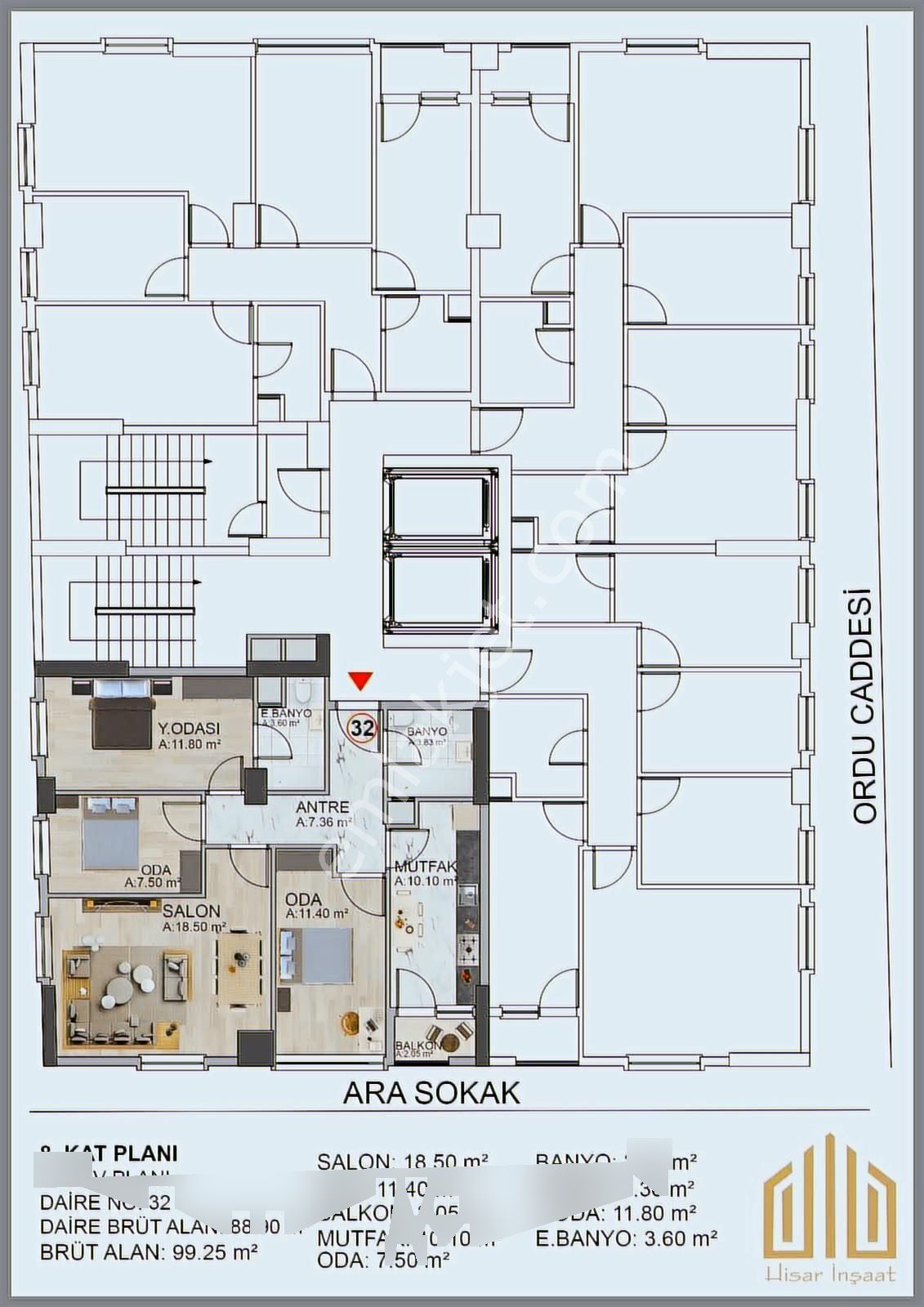 Ordu Caddesin'de Site İçerisi *1 Seneye Teslim* Kaçırılmıycak !! - Görsel 11