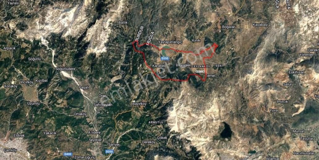 Yayla Ceylan'da 1545 M2 Köy Yerleşik Alanında Anayola Cephe - Görsel 6