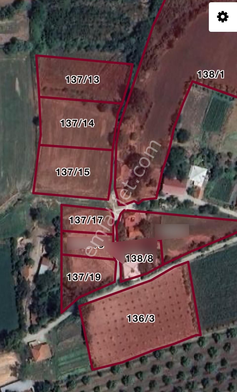 Seydikemer Çaykenarı 250 M2 İmarlı Köy Yerleşik Alanda 541 M2