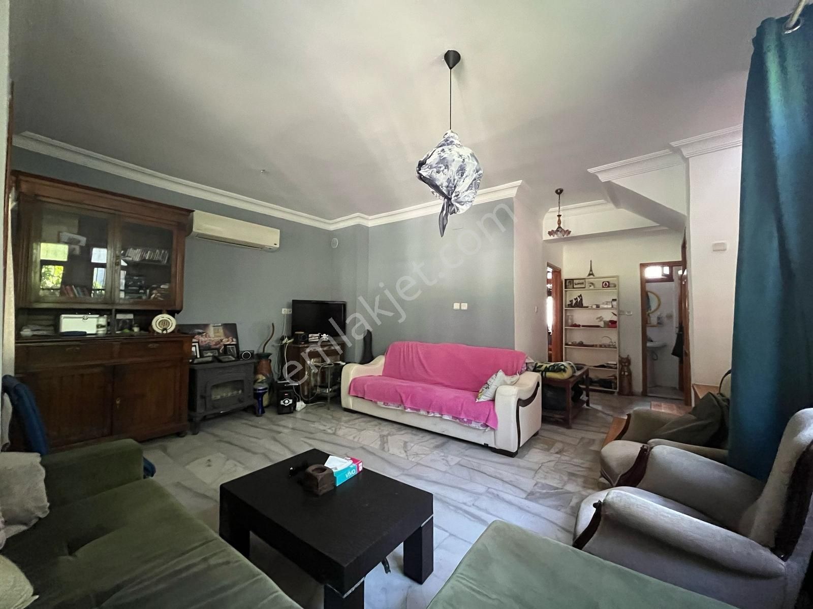 Fethiye Çalış'ta Site İçinde Satılık İkiz Villa - Görsel 24