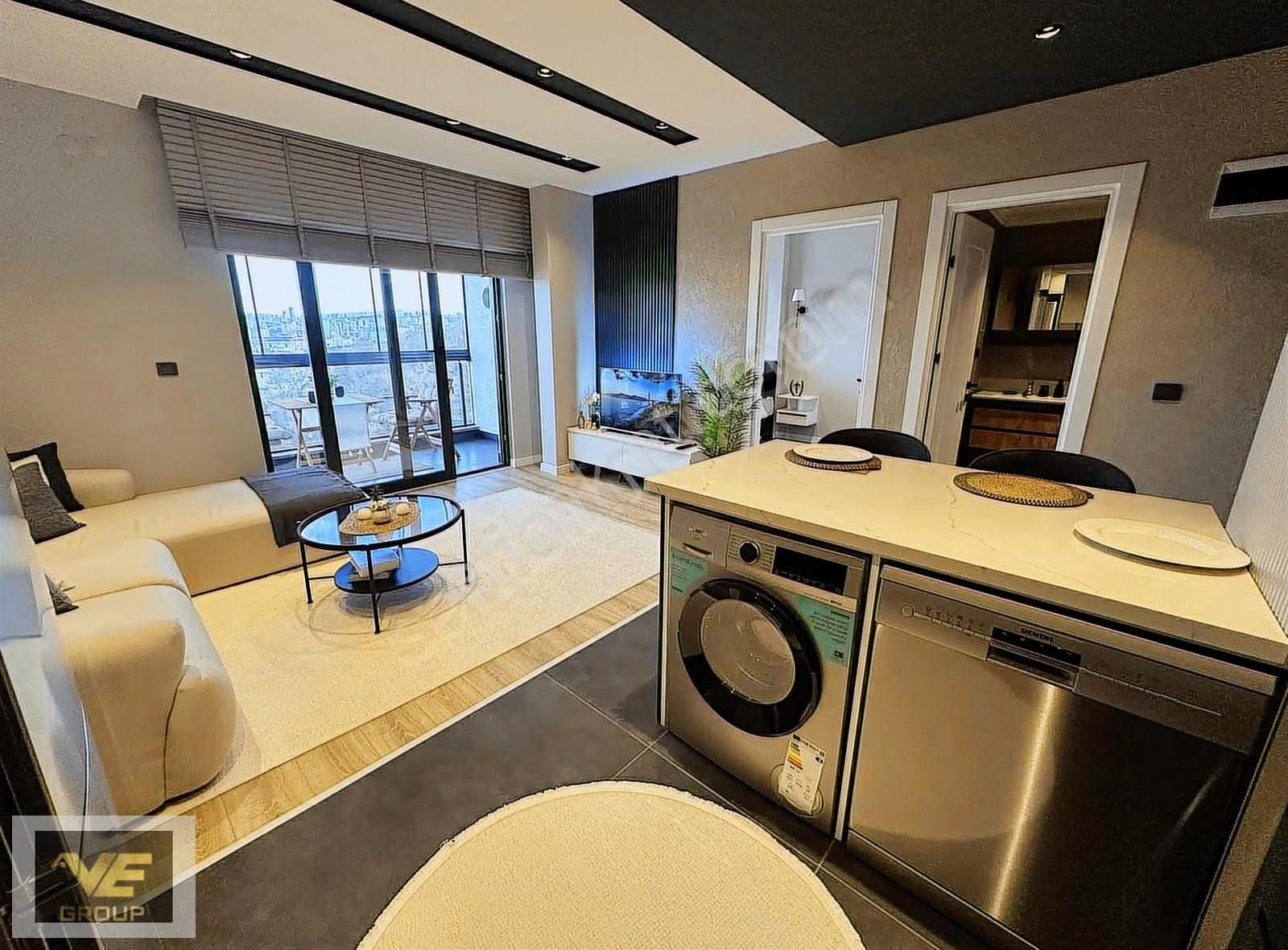 Alanlıda Lüksün Zirvesi Eşyalı Deniz Manzaralı 1+1 - Görsel 5