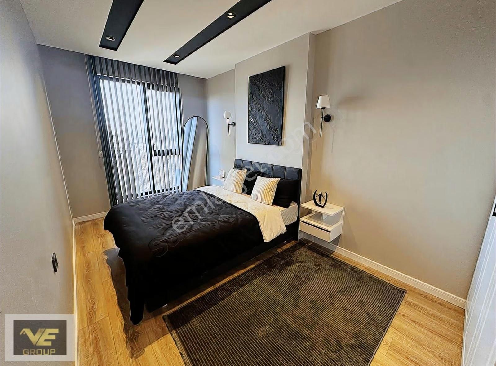 Alanlıda Lüksün Zirvesi Eşyalı Deniz Manzaralı 1+1 - Görsel 9