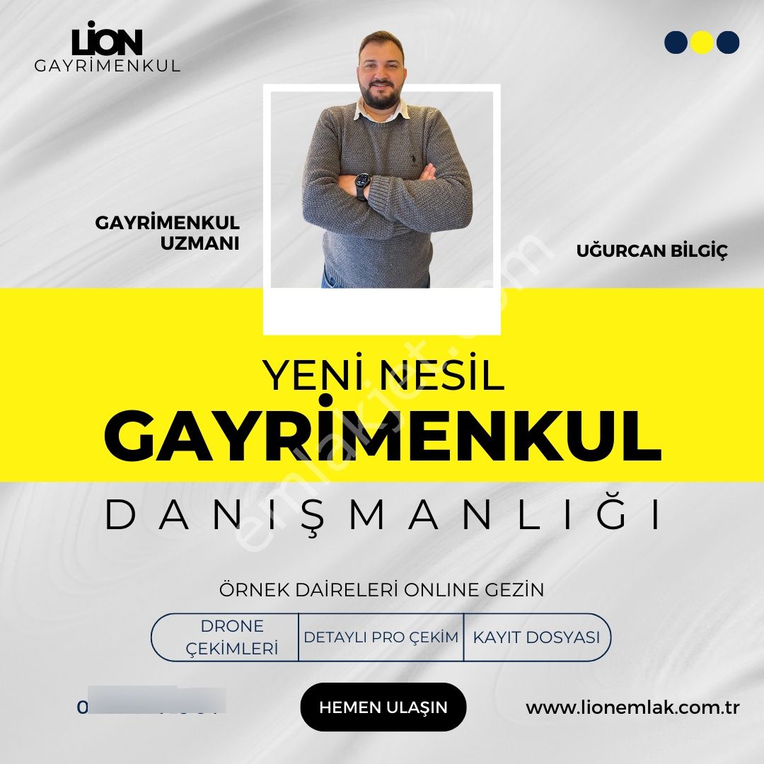 🟨⬛ Lıon Emlak'tan Sıfır Yasında , İşlek Caddeye Yakın Özel Tasarım Satılık 1+1 Daire⬛🟨 - Görsel 33
