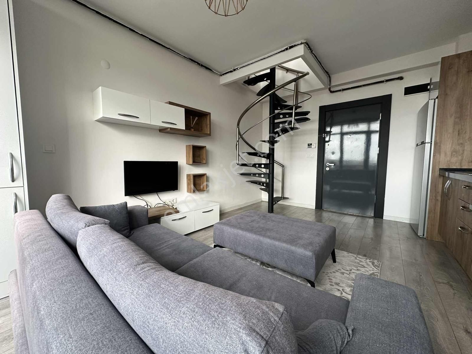Gm Den 7/24 Güvenlik Spor Salonlu 1+1 Loft Eşyalı Kiralık Daire - Görsel 12