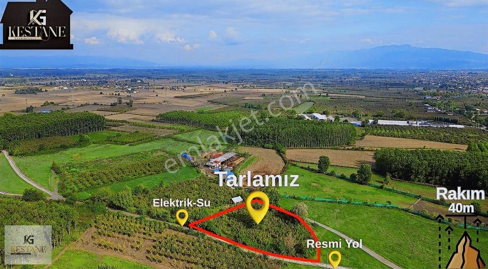 Resmi Yola 93 Metre Cepheli Elektrik Ve Suyu Mevcut Fırsat Tarla - Görsel 5