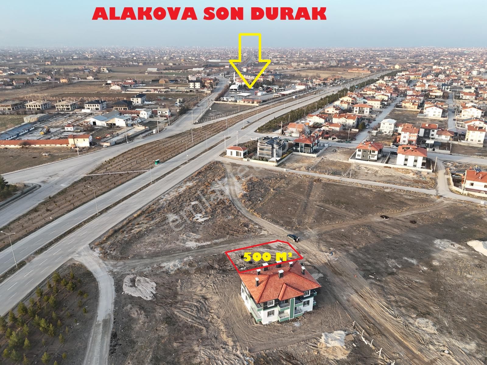 Meram Alakova 500 M² 2 Kat İmarlı Müstakil Arsa