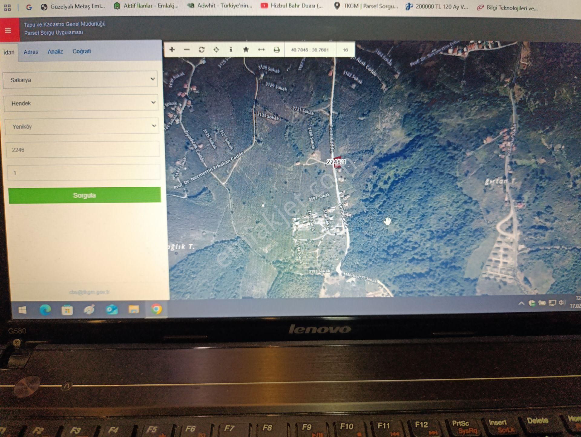 Sakarya Hendek Yeniköyde Satılık İmara Sınır 715m2 Tarla - Görsel 16