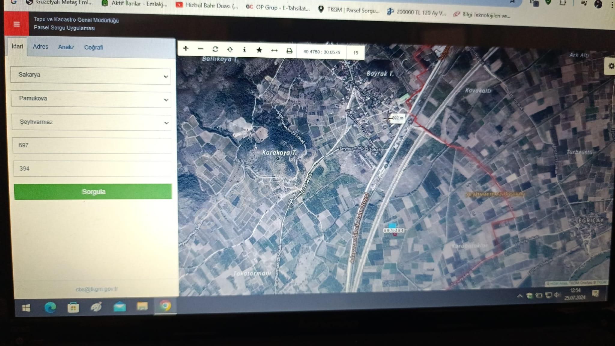 Sakarya Pamukova Satılık Emsalsiz Resmi Yolu Var Köye Yakın Süper Arazi - Görsel 14