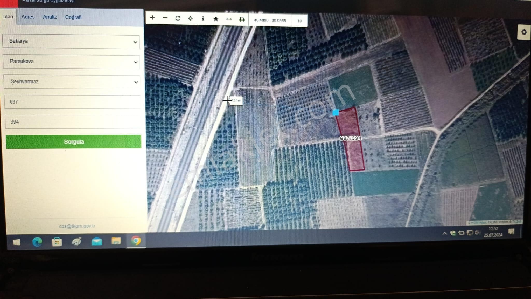 Sakarya Pamukova Satılık Emsalsiz Resmi Yolu Var Köye Yakın Süper Arazi - Görsel 11