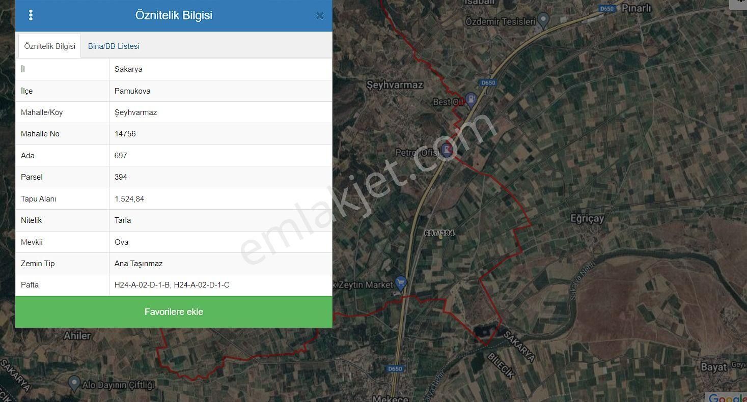 Sakarya Pamukova Satılık Emsalsiz Resmi Yolu Var Köye Yakın Süper Arazi - Görsel 6