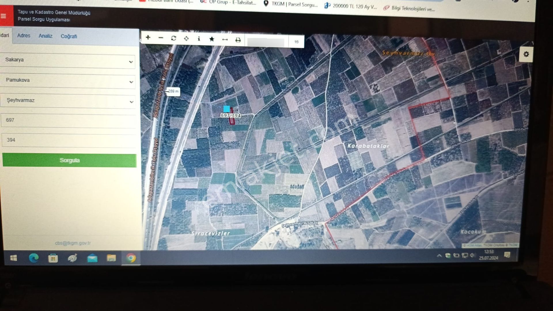 Sakarya Pamukova Satılık Emsalsiz Resmi Yolu Var Köye Yakın Süper Arazi - Görsel 12