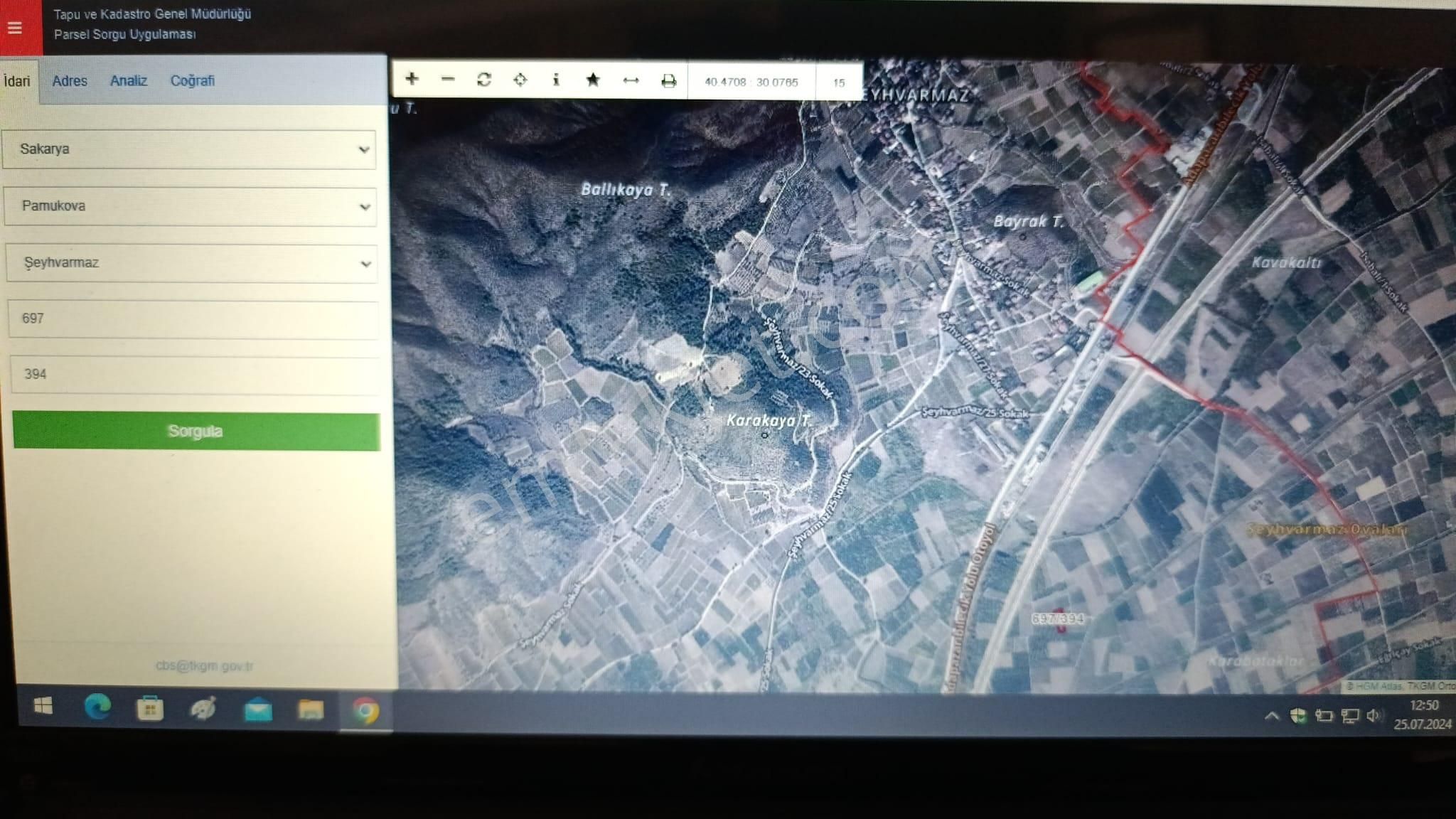 Sakarya Pamukova Satılık Emsalsiz Resmi Yolu Var Köye Yakın Süper Arazi - Görsel 9