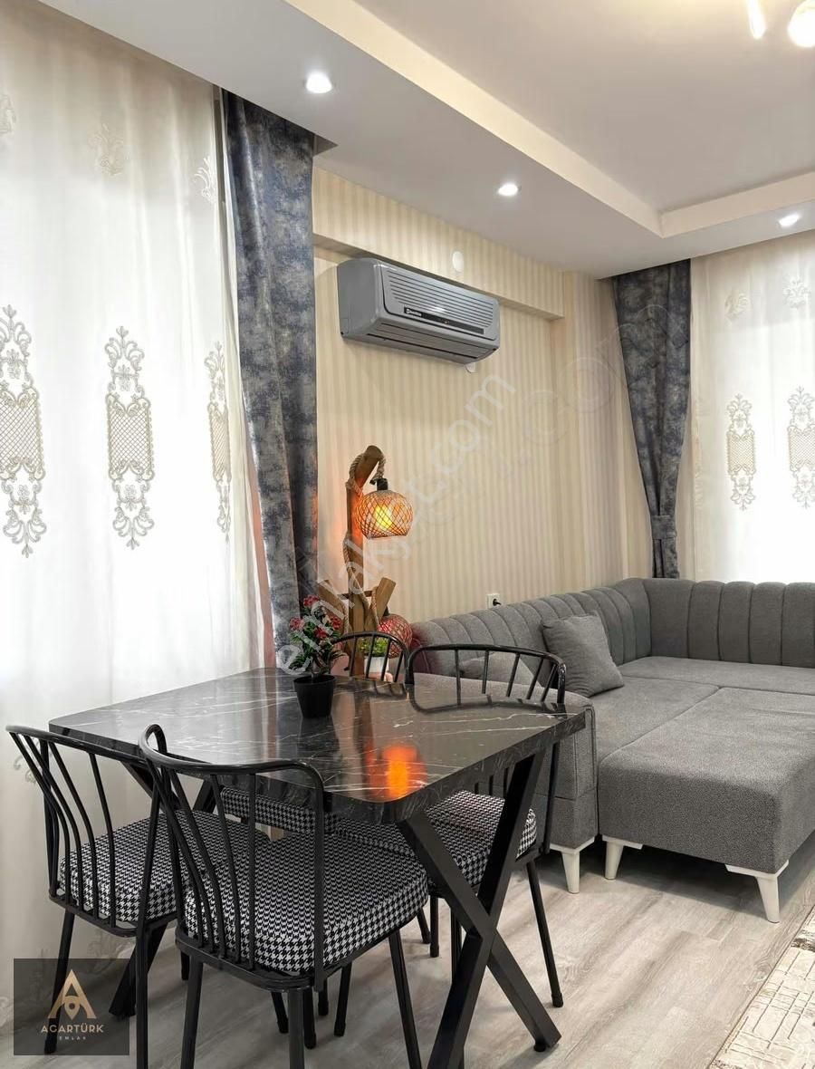 Yükselen City'de Arakat Güney Cepheli 1+1 Eşyalı Doğal Gazlı - Görsel 9