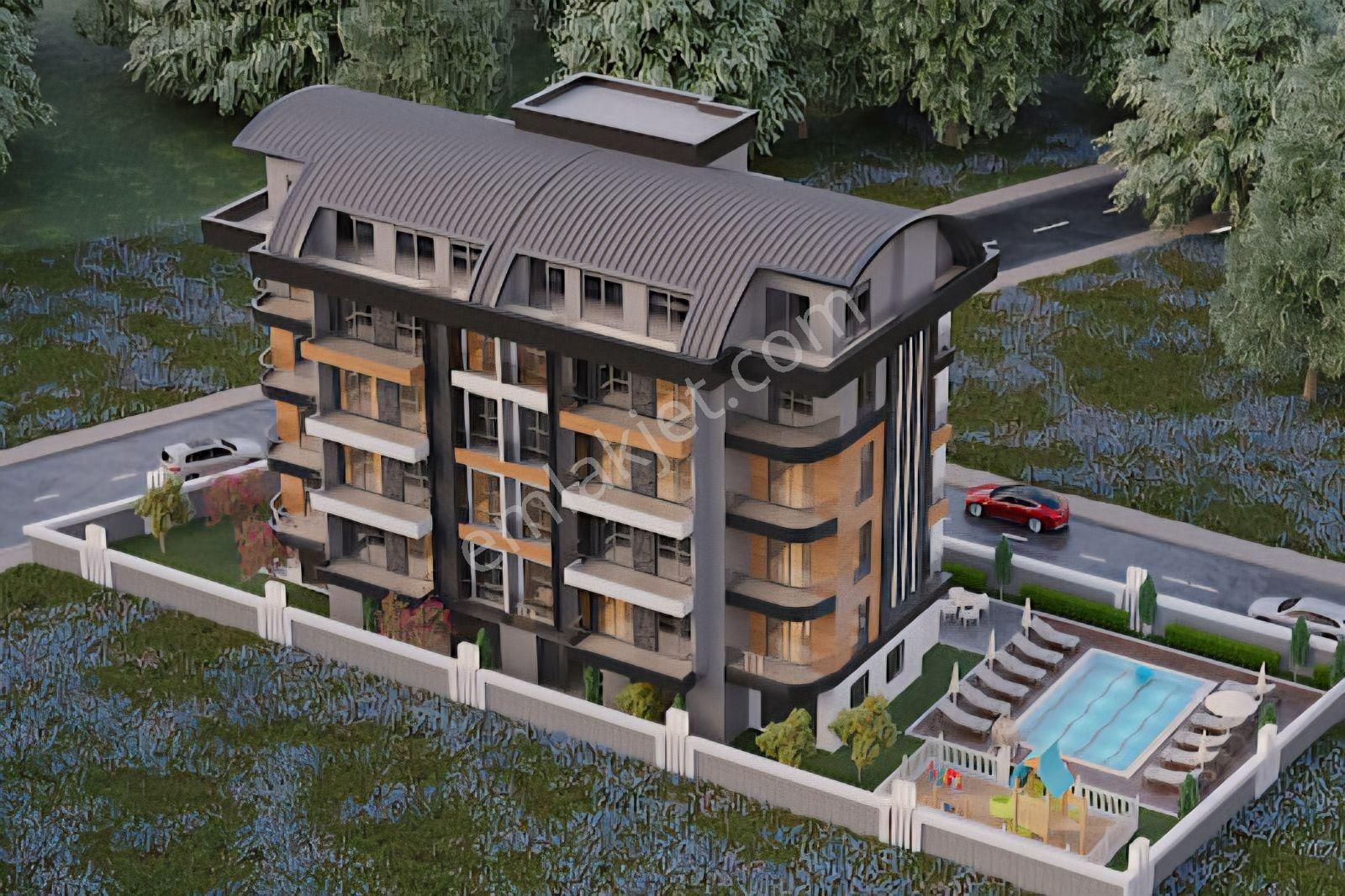 Alanya Payallar Projeden Taksitli Aktiviteli Satılık 1+1 - Görsel 12