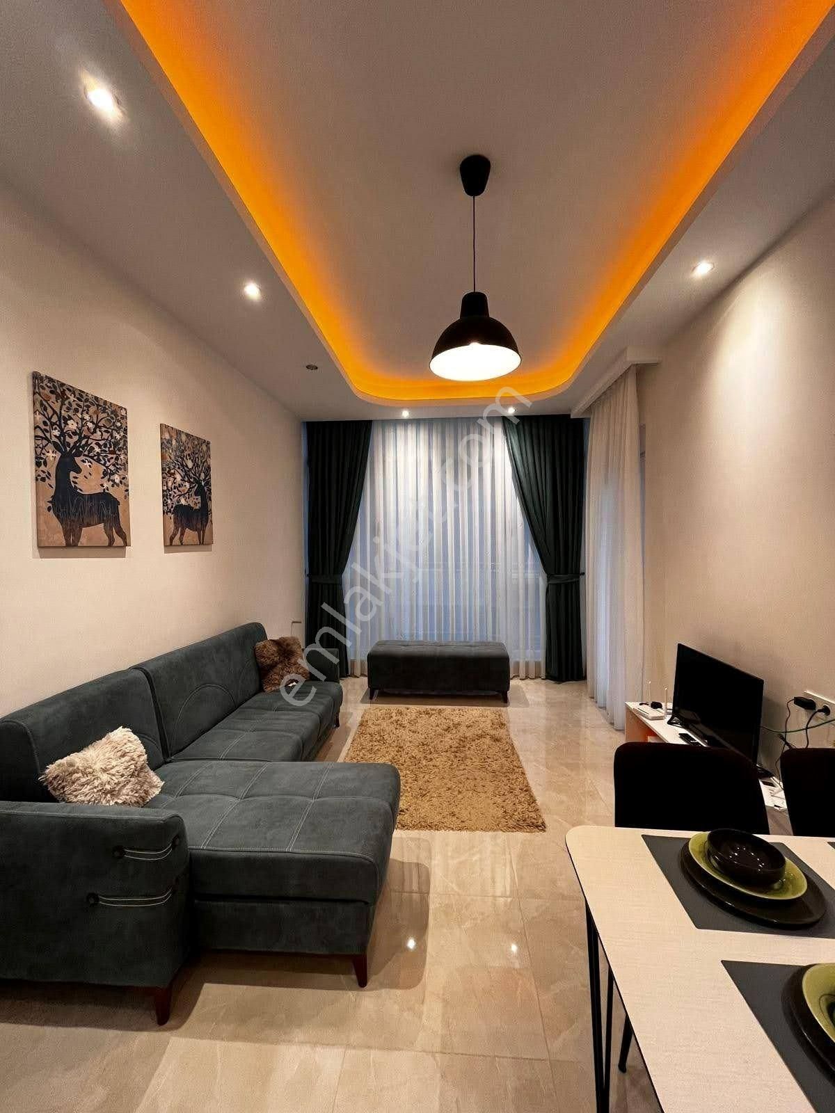 Alanya Mahmutlar’da Denize 300 M | Güney Cephe | Eşyalı 1+1 Satılık Daire - Görsel 3