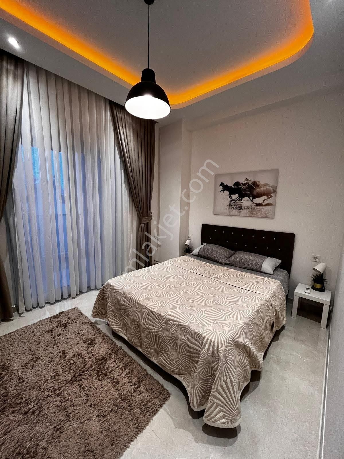 Alanya Mahmutlar’da Denize 300 M | Güney Cephe | Eşyalı 1+1 Satılık Daire - Görsel 6
