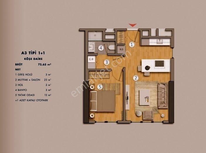 Tülay Özkök'ten Antasya Resıdence Arakat Eşyalı Kiralık Daire - Görsel 30
