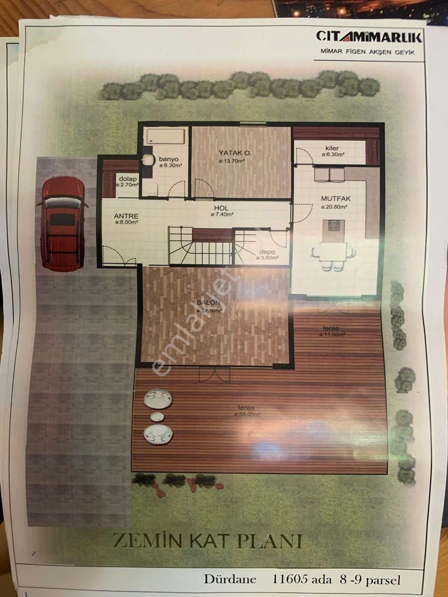 Dürdane Köyünde Villa İmarlı Satılık Arsa - Görsel 30