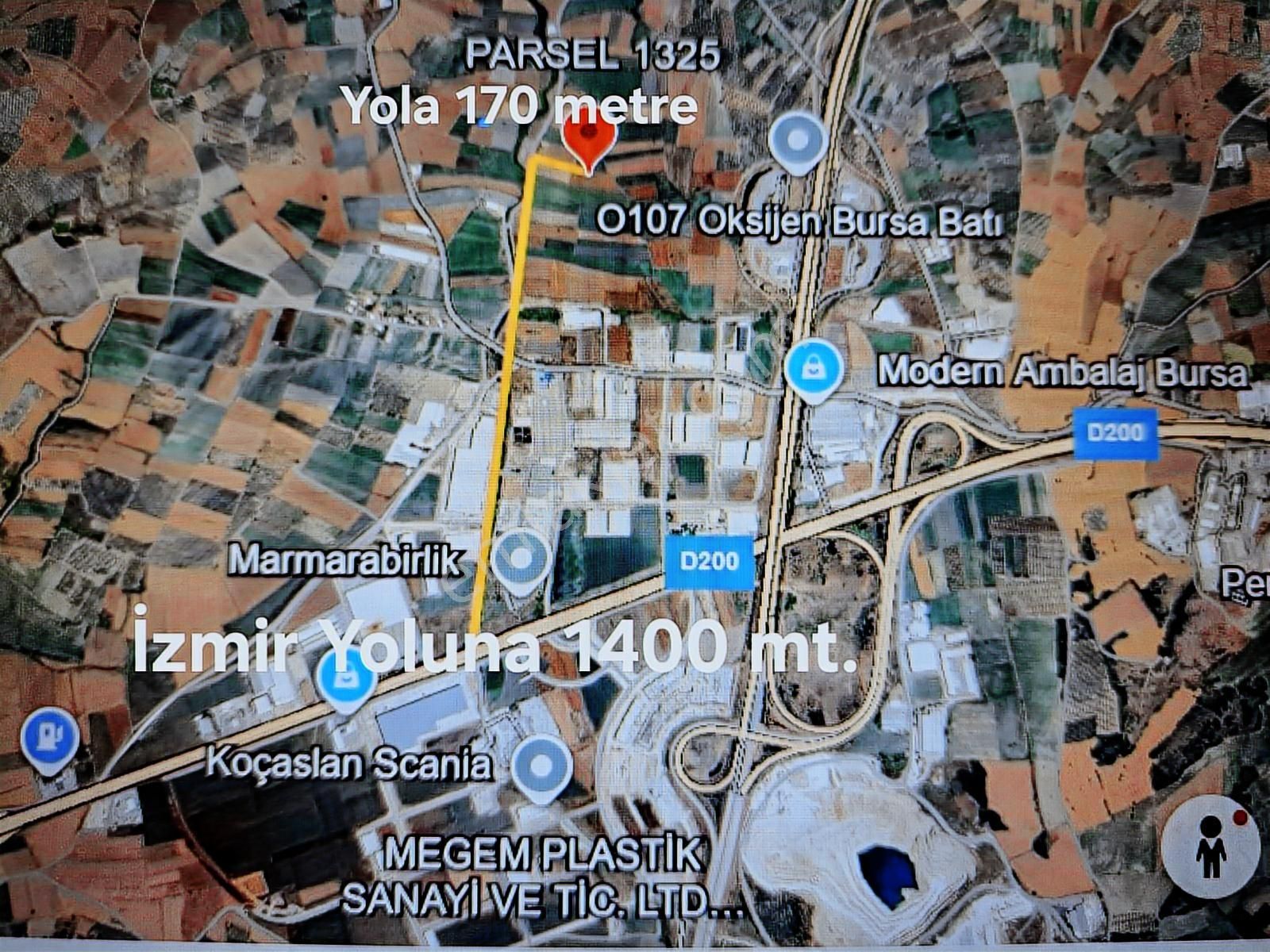 Nilüfer Büyükbalıklı Sanayi İmarı Dibinde Satılık 5750 M2 Arazi - Görsel 10