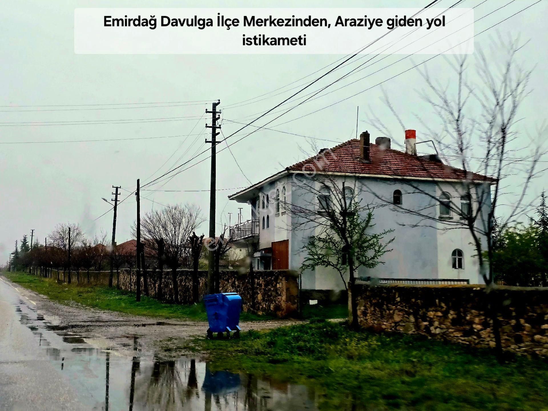Afyonkarahisar Emirdağ Leylekli'de 6.625 M2 Köyiçi Çift Yollu Çok Güzel Tarla. Açıklamayı Okuyunuz. - Görsel 17