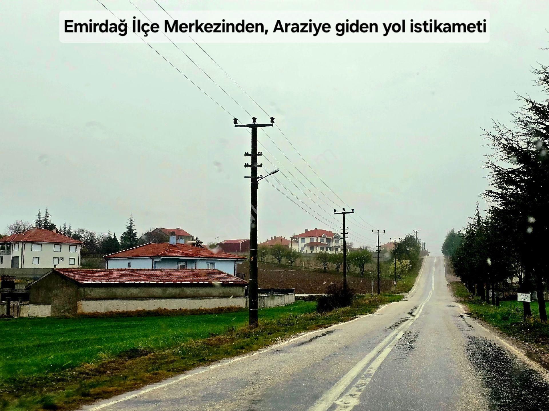 Afyonkarahisar Emirdağ Leylekli'de 6.625 M2 Köyiçi Çift Yollu Çok Güzel Tarla. Açıklamayı Okuyunuz. - Görsel 15