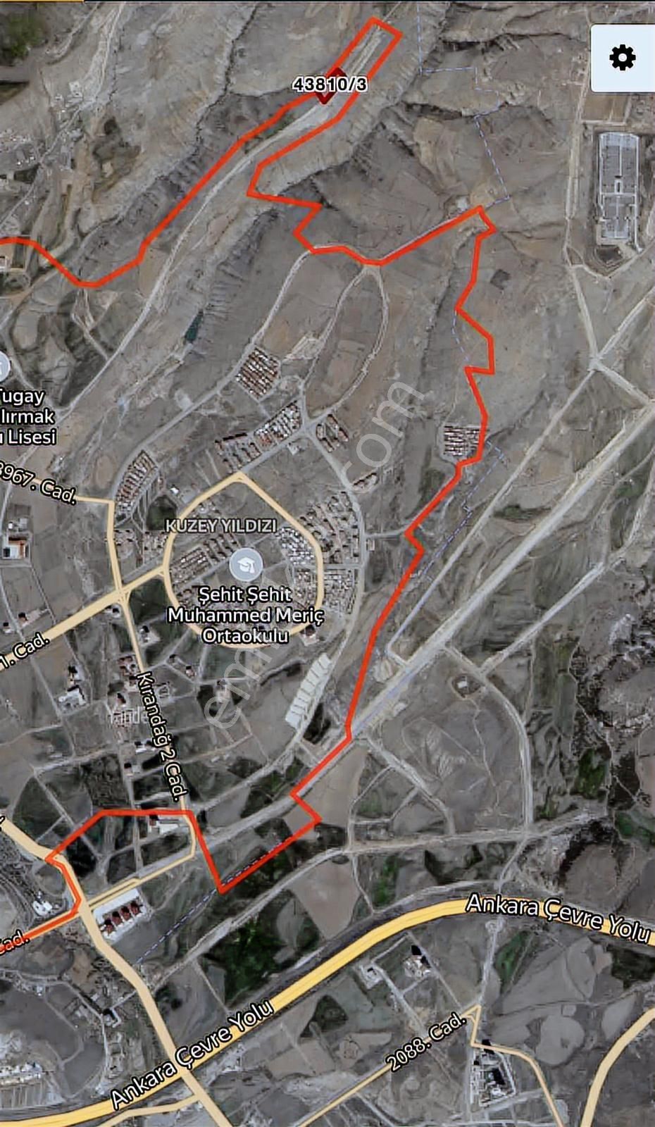 Yenimahalle Yakacık Kuzeyyıldızında 500 M2 18 Katlı Bölgede Arsa