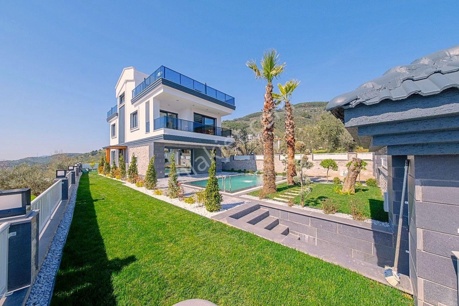 🌀gültaş Emlaktan Altınolukta Satılık 4+1 Full Deniz Manzaralı Yüzme Havuzlu Villa - Görsel 4