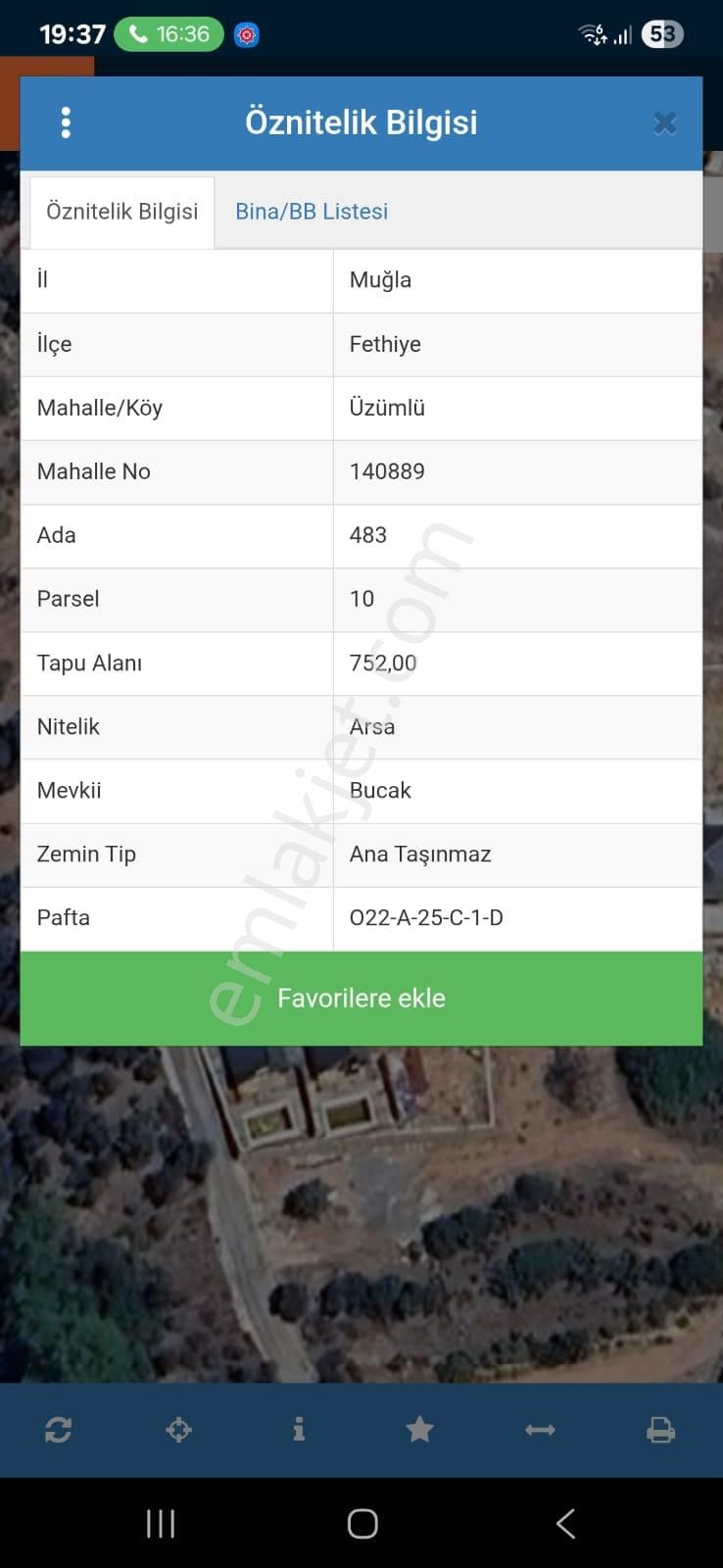 Yeşil Üzümlüde Satılık İmarlı Arsa