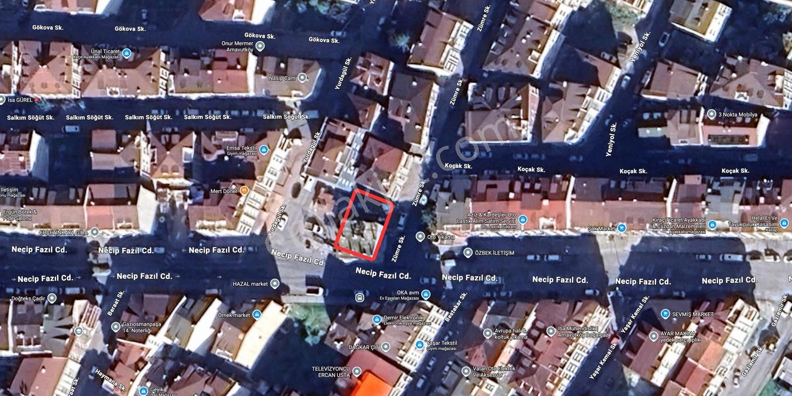 Arnavutköy Arsa Ticari+konut 183 Metrekare