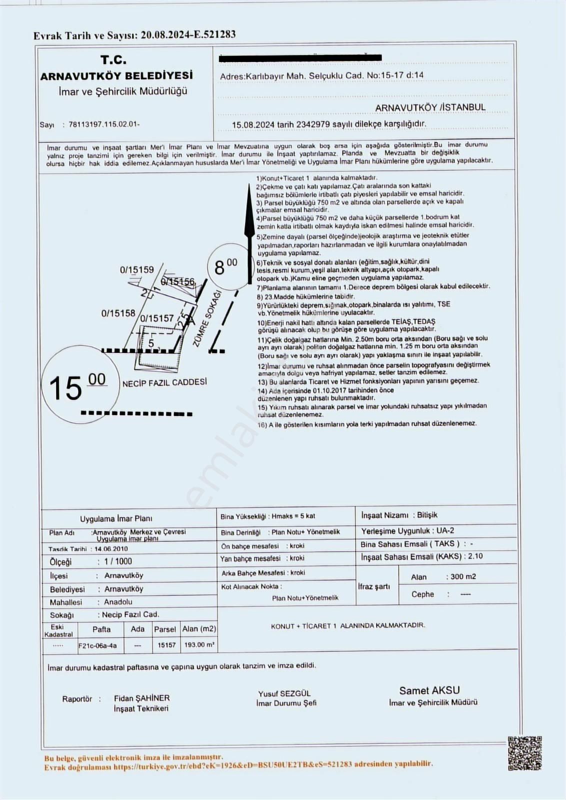 Arnavutköy Arsa Ticari+konut 183 Metrekare - Görsel 2