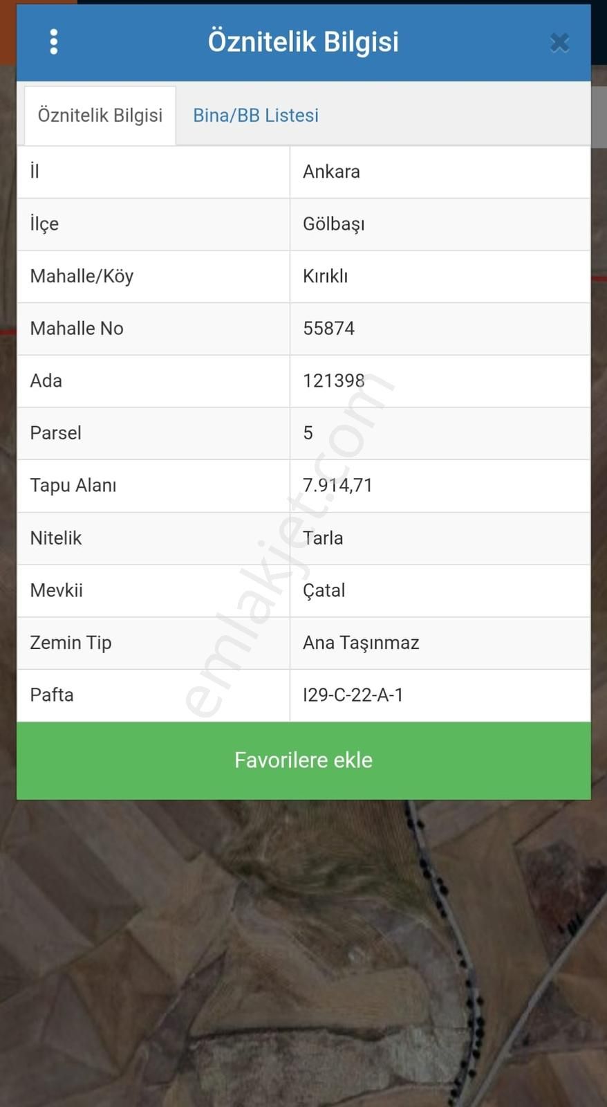 Gölbaşı Kırıklı Tek Tapu Yatırımlık Tarla - Görsel 3